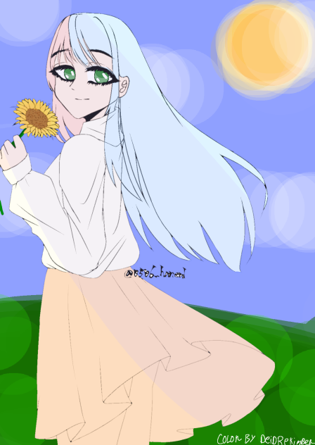 sunflower girl