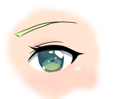 Quick eye shading.