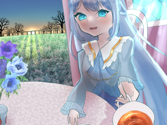 「秘密のお茶会にようこそ。」