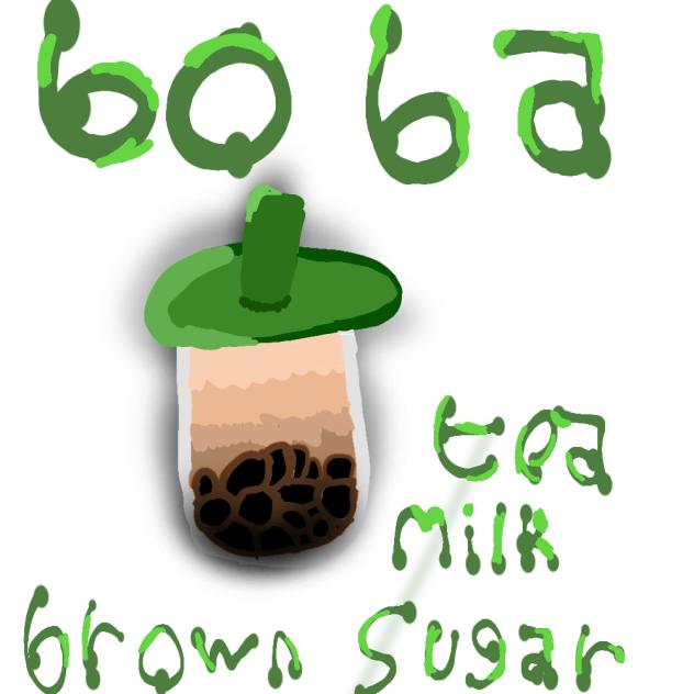 Boba brown sugar milk tea