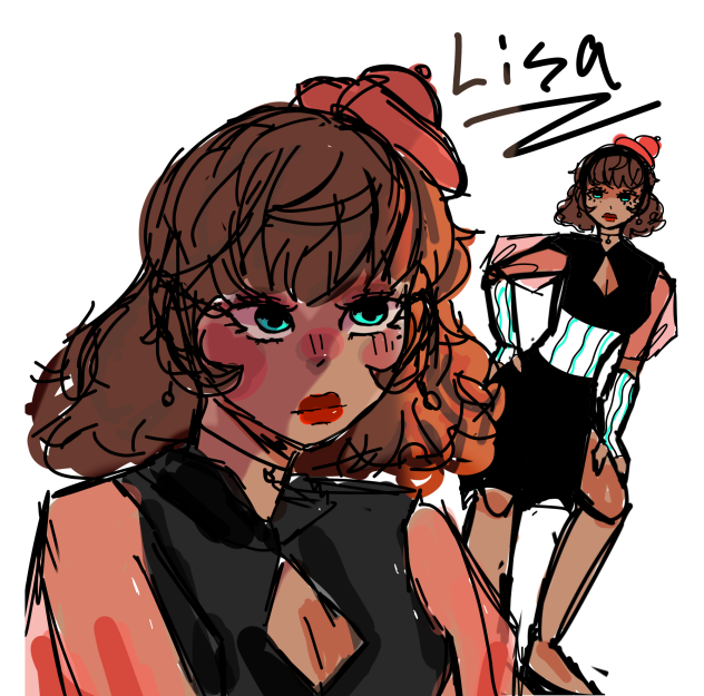 sketch of new oc