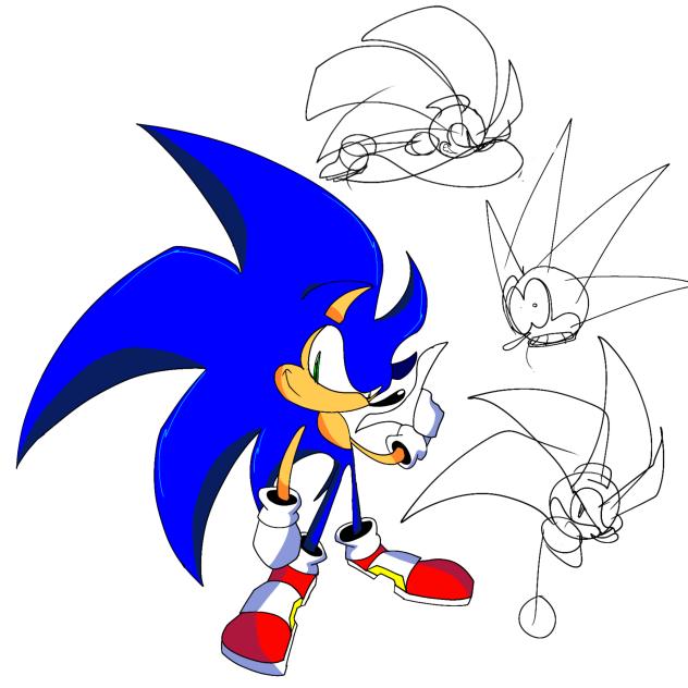 another sonic drawing