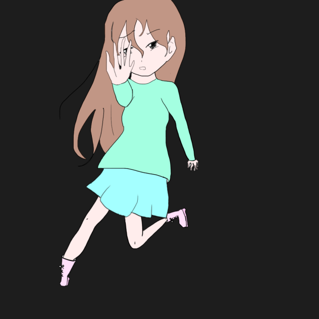 落ちて行く