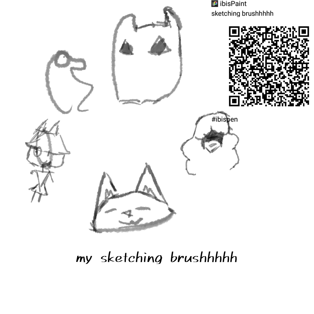 sketching brush for goofy guyss - ibisPaint