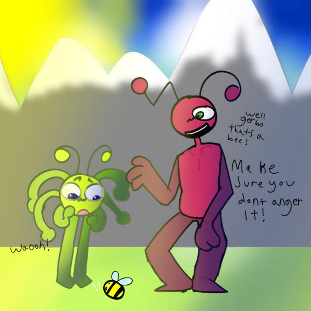 bugbo art i actually worked hard on