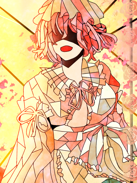 Pink Rose - Glass Paint