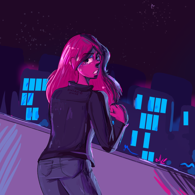 City scene 🏙️🌃🌆🩷