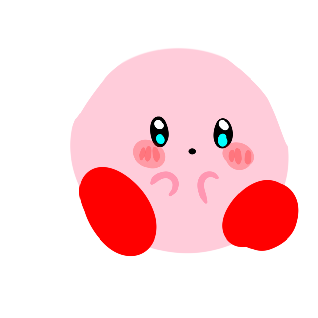 1分で描いたカービー