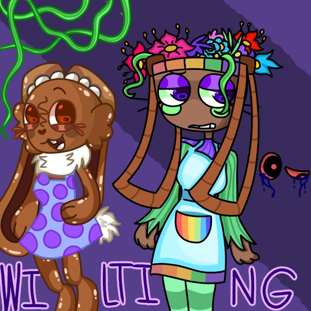 Bassie and cocoa (wilting)