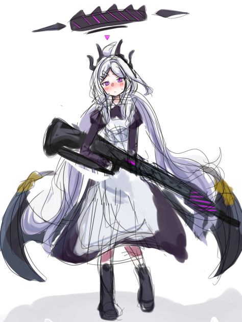 メイドひなちゃ（ラフ）