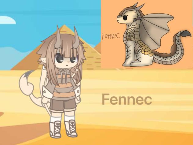 My WOF SandWing OC as a Gacha OC.