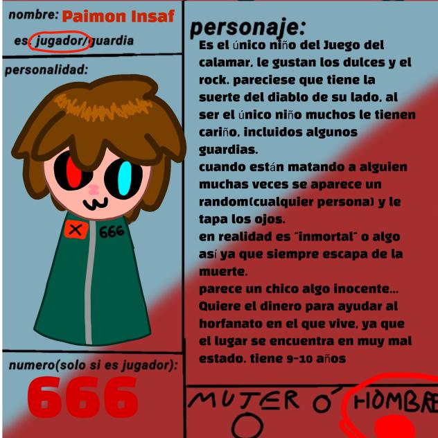 Squid games OC