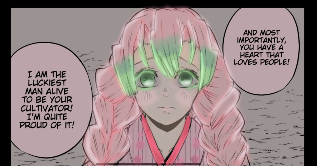 Mitsuri colored manga pic