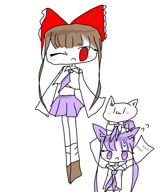 はちゃめっちゃ学園のライカちゃんと一緒