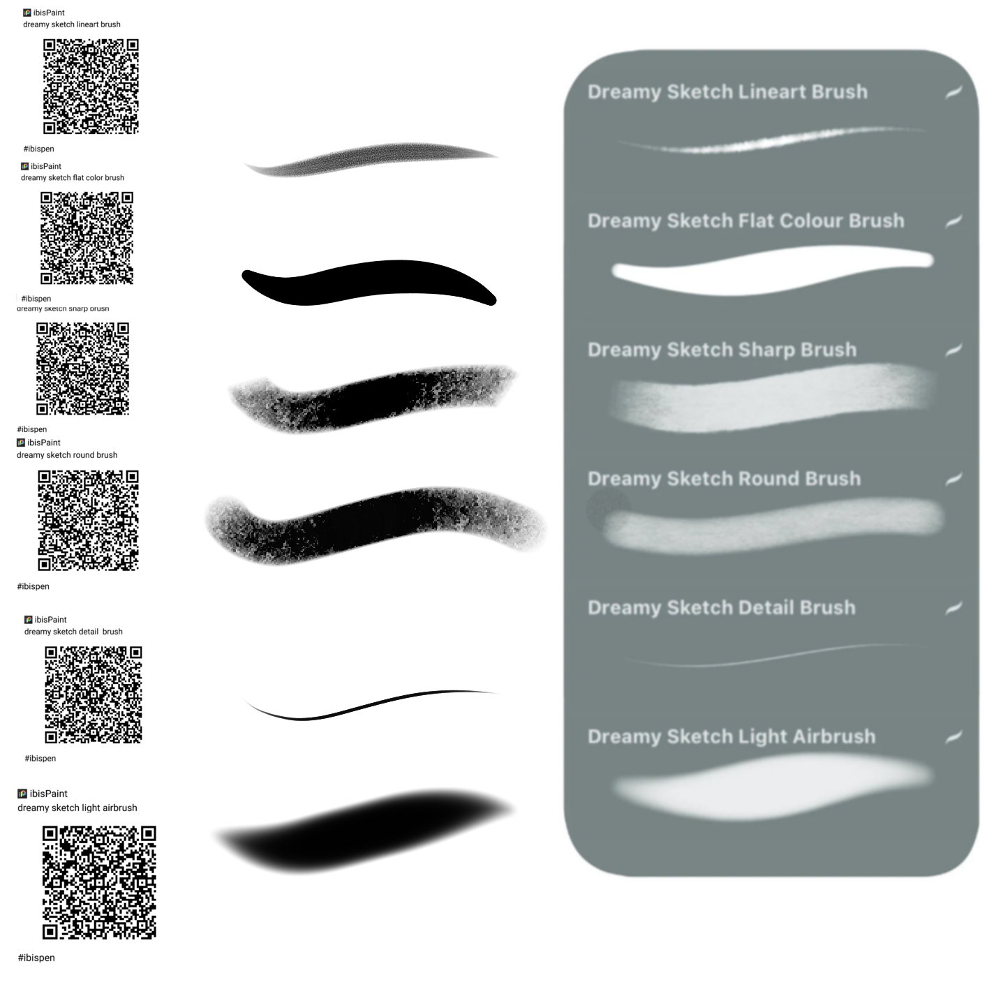 dreamy sketch brush set remake - ibisPaint