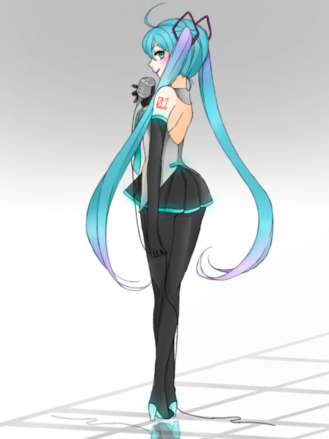 初音ミク（修正版）塗装！