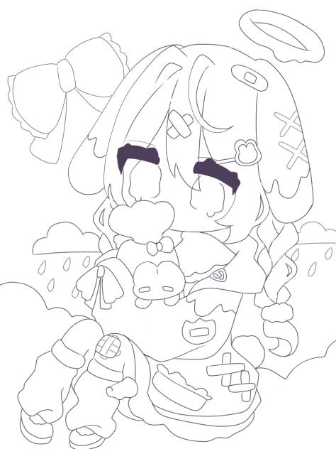 🩵線画 - ibisPaint