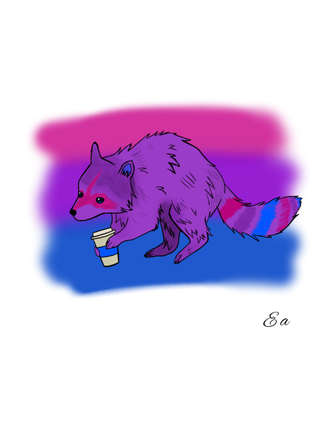 Bisexual raccoon