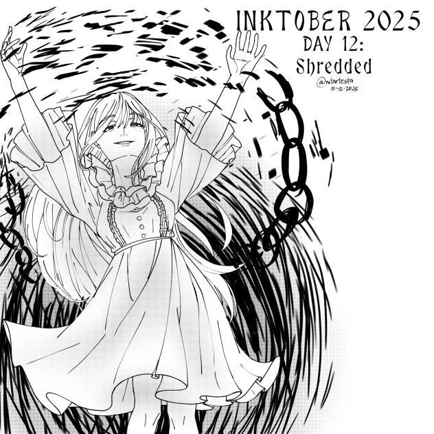 Shredded(Inktober Day 12)
