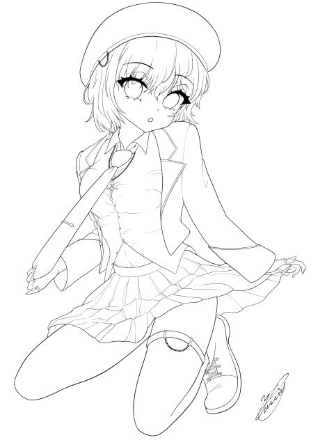 小さい秋（線画）