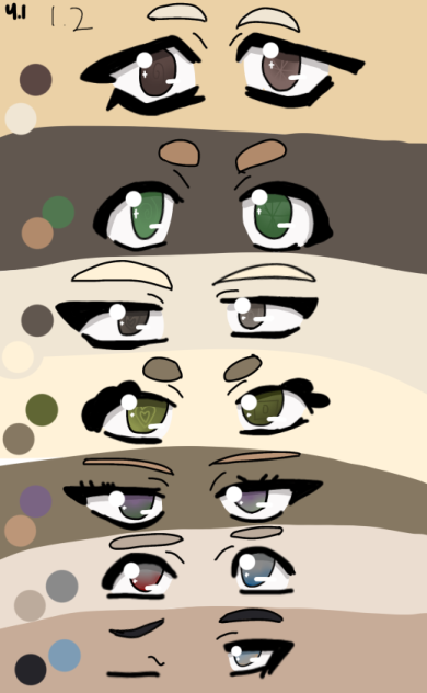 Kidcore Eyes (without extra lashes)