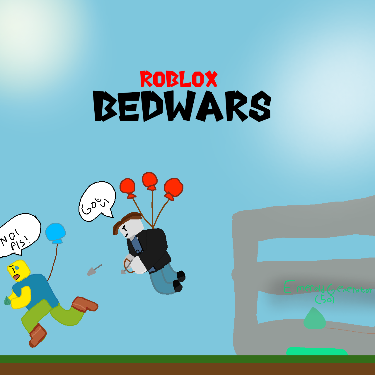 Emerald BedWars Roblox ibisPaint