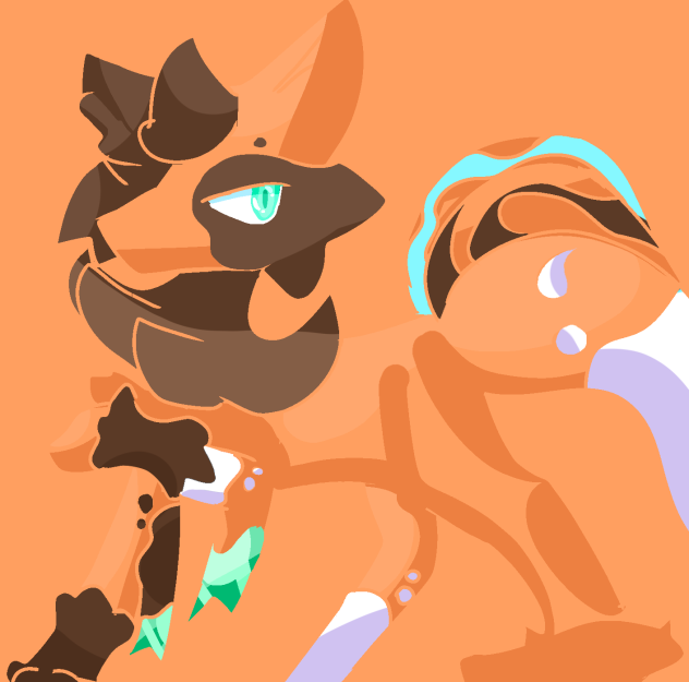 The alba fox (Amber)