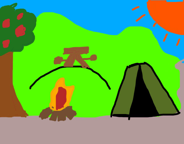 camping trip - ibisPaint