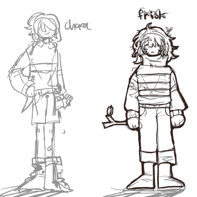 nerd urge to draw these two