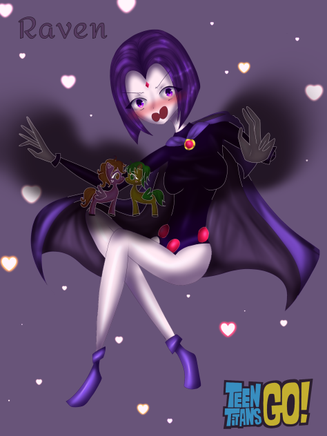 Raven fanart 💜🖤💜