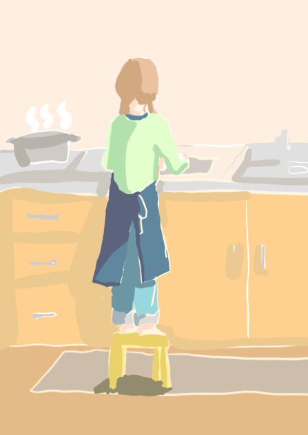 小さな背中