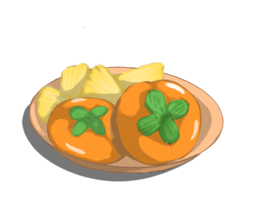 persimmons