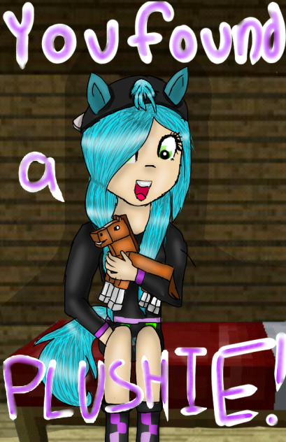 you found a plushie! my mincraft skin sp