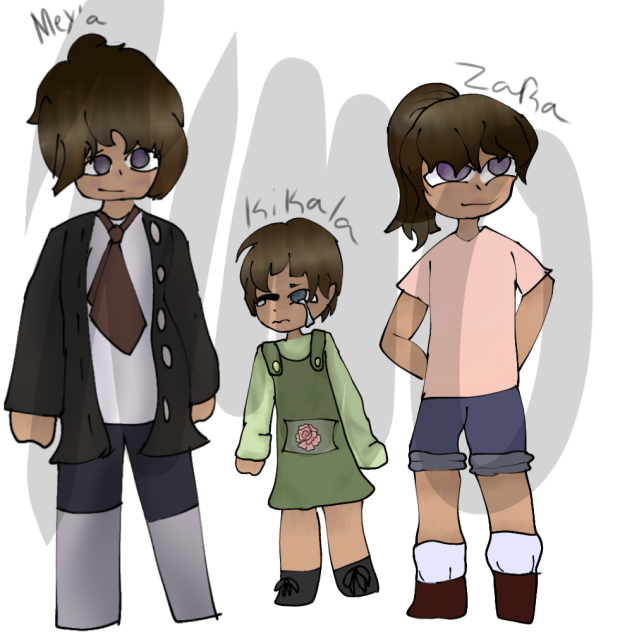 Ocs Mey'a, Kikala and Zara ♥️