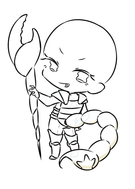 蠍座ミニキャラ