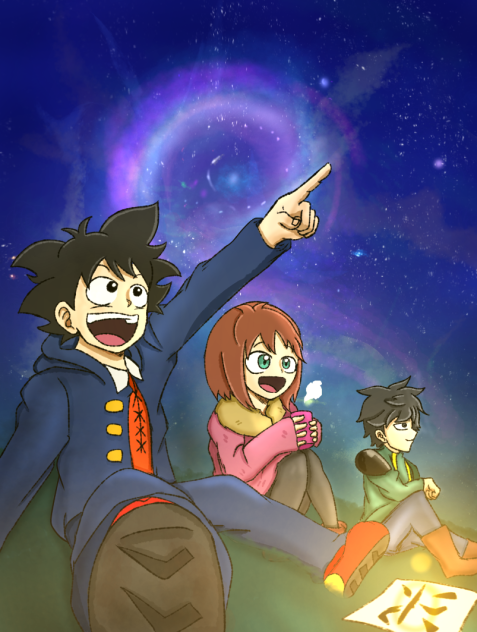 夜のザッミールの丘