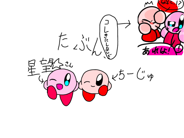 星望さんカービィとちーじゅカービィ！