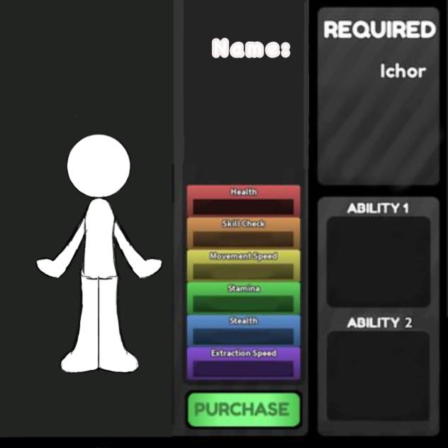 Dandy world OC template