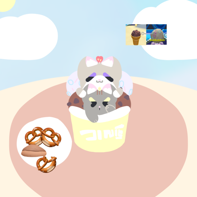 Buddy and Morgan ice-cream