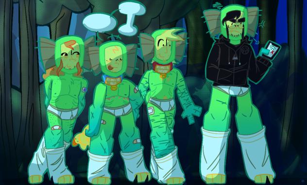 4 R€tards lost in a Forest