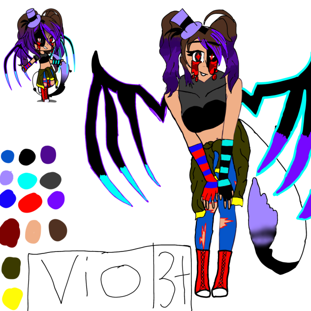 Viol3t (my oc)