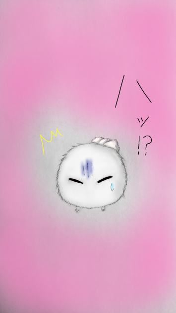 不機嫌なモノノケ庵のモジャ Ibispaint