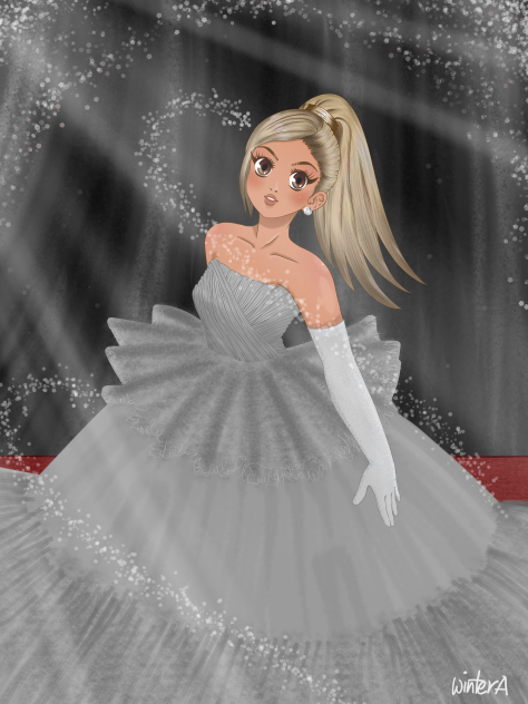 Ariana Grande Grammy Award Ballgown