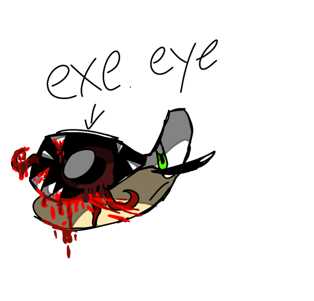 Sonic's EXE. eye