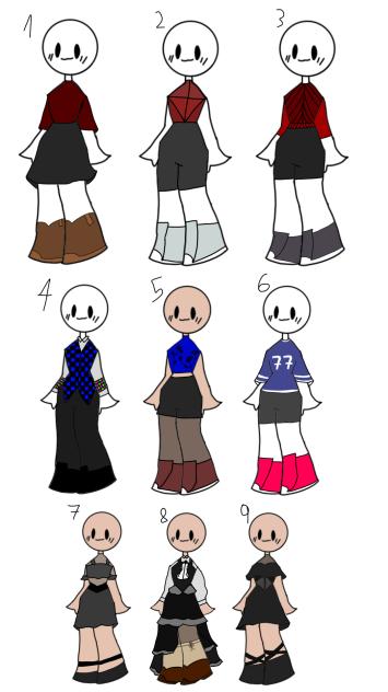 Free to use outfits(2)