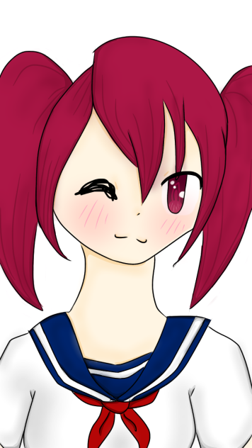 Pink hair girl