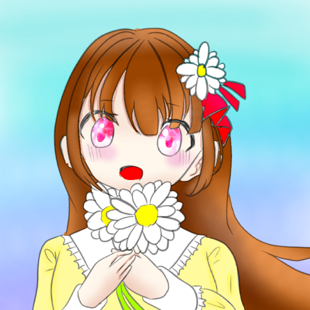 みおちゃんの線画塗りました‼