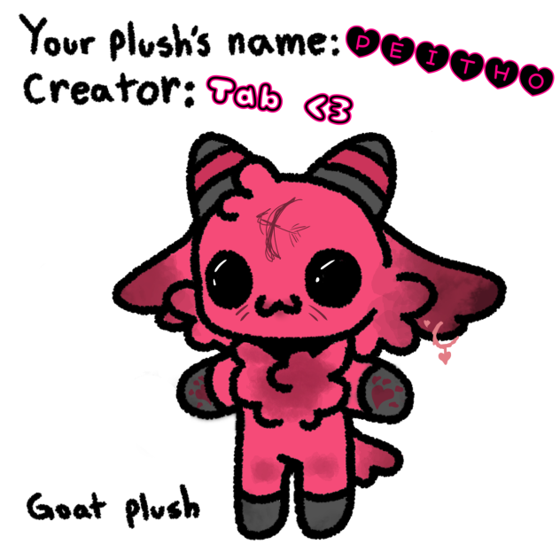 Goat plush