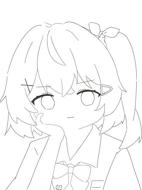 フランちゃんその2　線画