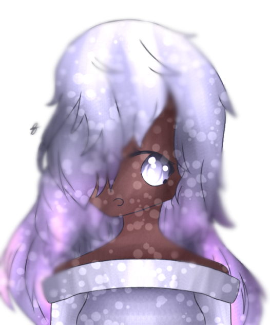 A Girl with One Eye Covered